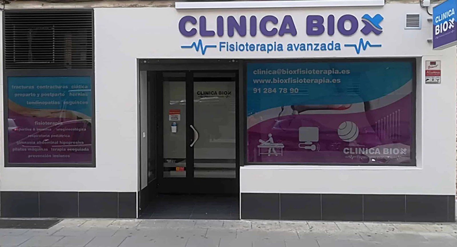 Identidad corporativa aplicada a la clínica Biox Fisioterapia