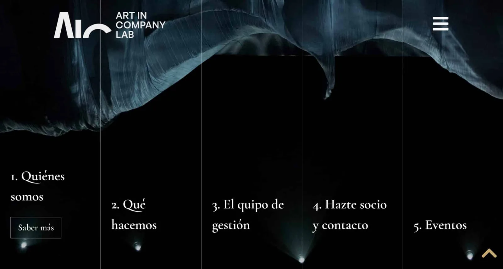 Página web para la asociación AICLAB Página web para la asociación AICLAB