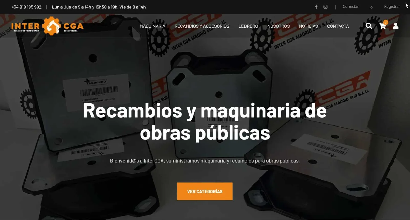 Tienda online B2B para InterCGA