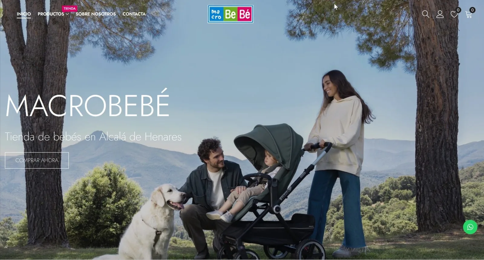 Tienda online desarrollada para MacroBebé